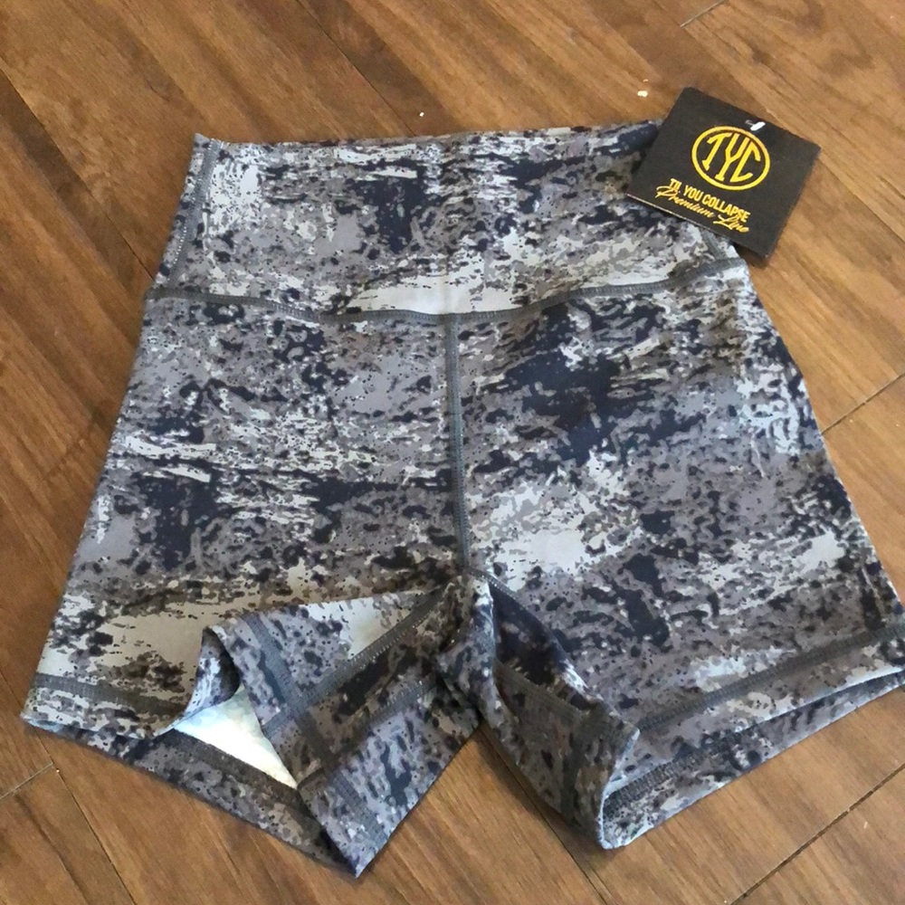 Til you collapse spandex shorts classic